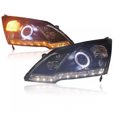 China Lighting System Auto Auto Parts Head Light Headlight For Honda CRV Xenon+LED Modified 2007-2011 Light for sale