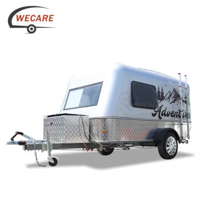 China Valid Travel Trailer EEC Wecare Caravan Camper Trailer Small RV Motorhomes Caravan for sale