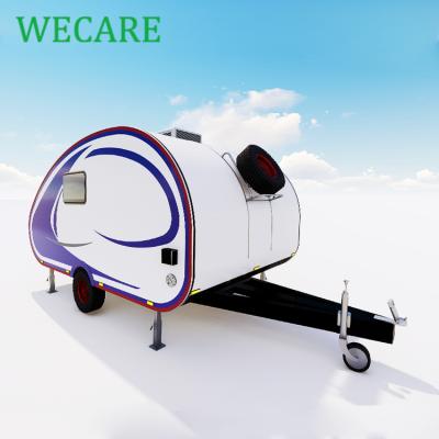 China Travel Trailer Wecare EEC Teardrop Trailer Valid Camper Caravans And Motorhomes for sale