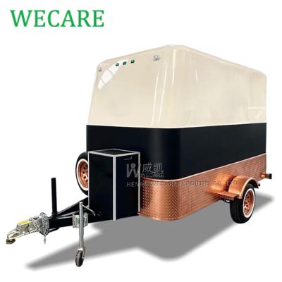 China Winery Wecare mobile food camping trailer bar wedding truck food trailers for USA for sale