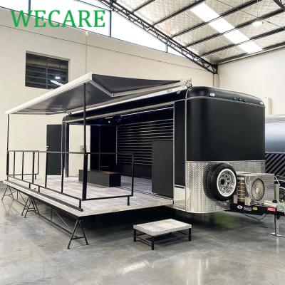 China Mobile Truck Trailer / Food Trailer Wecare CE Certified Exhibition Trailer Stage Trailer for sale