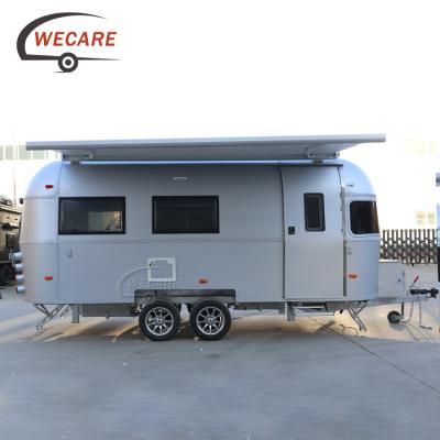 China Australian standard Airsteam rv Wecare camper trailer travel trailer hybrid caravan ex factory factory price Airsteam rv for sale