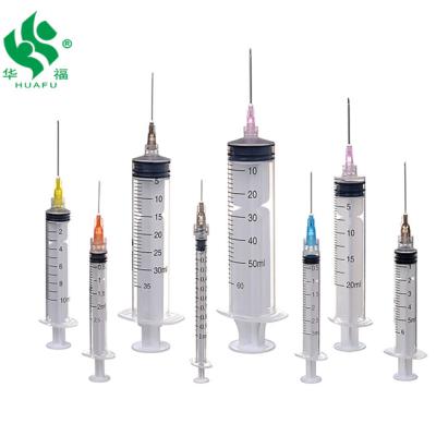 China Disposable Luer Lock Syringe Syringe Luer Lock With Needle 5ml 21g 23g 32g Needle for sale