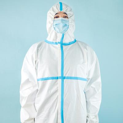 China Single-Use Gown For Isolation Level 2 Isolation Gowns Waterproof Disposable Liquid Resistant Fujian Isolation Gown for sale