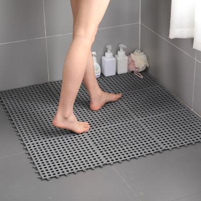 China Promotion and Wall Tile Sustainable Gray Color Rug For Kitchen Bathroom Floor Drain Cover Dark Silicone for sale