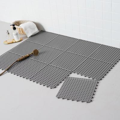 China Sustainable Popular Design Vinyl Heated Cleaner Brush Non Slip Bathroom Floor Tile 300Mm for sale