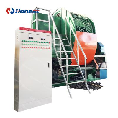 China Building Material Shops Exporting For Pakistan Double Axle Rubber Blocks Powder Tire Rubber Shredder for sale