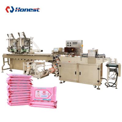 China Good Performance Wet Wipes Production Performance Wet Wipes Making Machine And Hands Hygine Wet Wipes Wrapping Machinery With CE Marked for sale