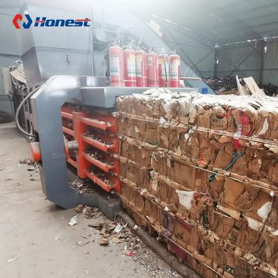 China Fully Automatic Horizontal Food Baler For Old Cutted Scrap Fabric Clothes Pressing Machine for sale