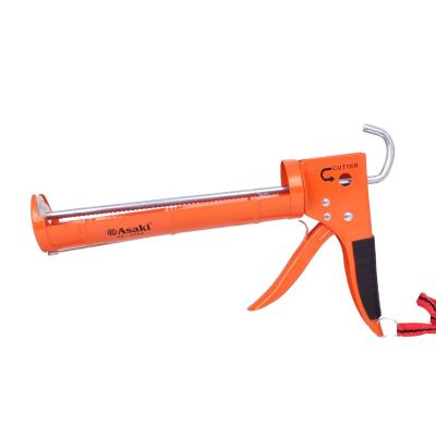 China High quality heavy duty steel hand caulking gun with teeth for sale