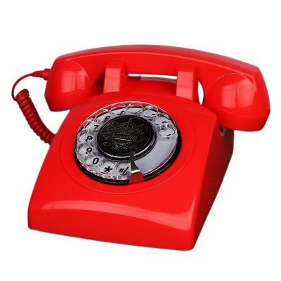 China Retro Decorative Telephone In The Home Factory Direct Sale Antique European Style Cheap Guestbook Wedding Audio Telephone for sale