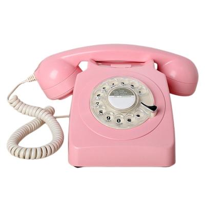 China Retro decorative telephone in the vintage direct high quality antique manufacturer home telephone factory message book wedding audio telephone for sale