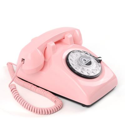 China Retro decorative telephone in the house factory direct supply Antique style Guestbook wedding audio telephone for sale