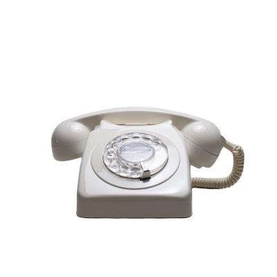 China Retro decorative telephone in the house OEM factory old style luxury apartment Guestbook wedding antique audio telephone for sale