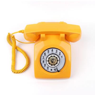 China Retro Decorative Telephone in American Home Line Home Factory Direct Land Line 4g Antique Caller ID Telephone Old Retro Mini Phone Audio Guestbook Wedding for sale