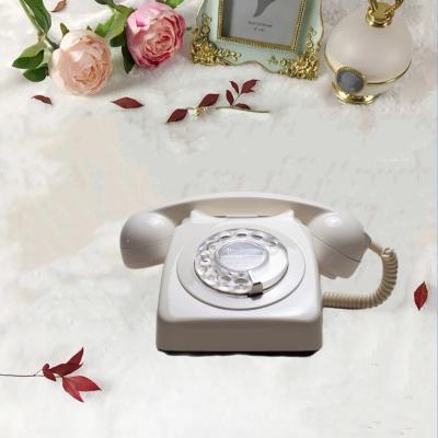 China Retro Decorative Telephone In The Home New Function Rotary Telephone Message Book European Antique Audio Telephone for sale