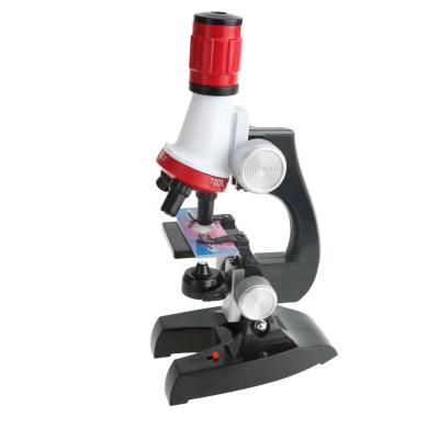 China Microscopic Observation Students Science Learning Toy LED Mounted 1200X 400X 100X Kids Biological Microscopes for sale