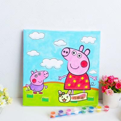 China Blow back 2020 best education children art study material watercolor drawing board for children diy painting for sale