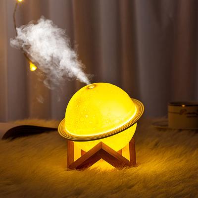 China Car Drop Shipping Moon Lamp Shape New Design Creative Cool Mist Mini Ultrasonic Portable Air Humidifier For Bedroom for sale