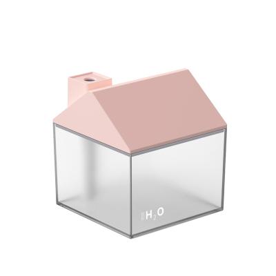 China Car Drop Shipping Small House Shape Korean Mini USB Cool Mist Cool Air Ultrasonic Humidifier for sale