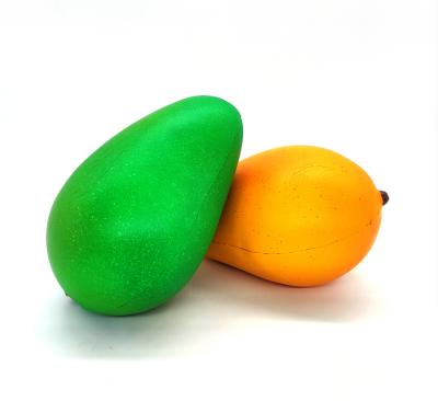 China Promotional Toys l Toy Factory Supply Antistress Ball Soft Design Pu Fruit Toy Fruit PU Foam Balls for sale