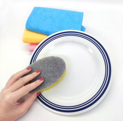 China EXFOLIATE Manufacture Wholesale Kitchen Sponge Scouring Pad Cleaning Scourer for sale