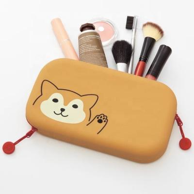 China Cute Novelty Animal Wallet Stock Cosmetic Coin Purse Waterproof Toy Custom Silicone Jelly Rubber Loan for sale