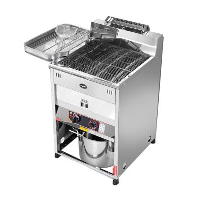 China Potato Chips Deep Fryer Machine 40L Commercial Electric Deep Fryers for sale