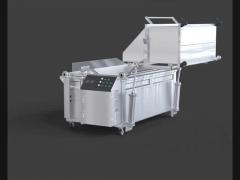 automatic discharging and automatic loading frying machine