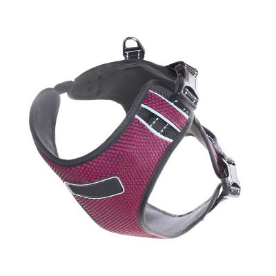 China Padded Knitted Mesh Padded Harness Outdoor Dog Harness Lightweight Mesh Harness for sale