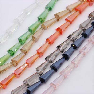 China High Quality Crystal Pagoda Crystal Glass Beads from JC Decoration 6*12mm for Jewelry Making for sale