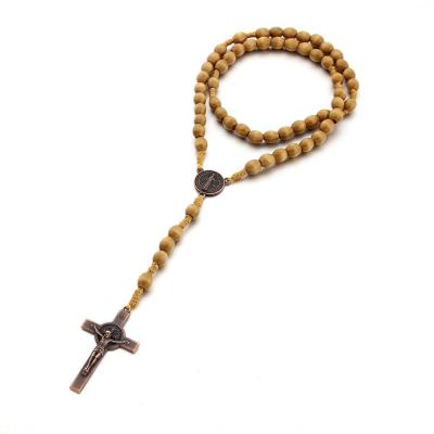 China The other mini wooden muslim rosary necklace agate rosary, wholesale men rope catholic rosary for sale