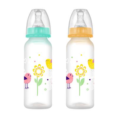 China Manufacturer BPA Free Wholesale BPA Free Plastic Baby Milk PP Feeding Bottle for sale