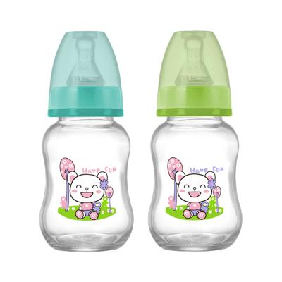 China BPA Free Custom Pyrex Glass Baby Feeding Bottles Cheap Baby Bottles for sale