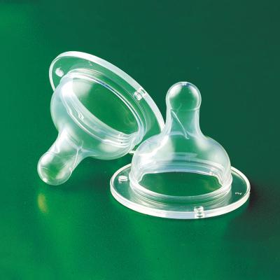 China BPA Free BPA Free Silicone Baby Bottle Transparent Nipple for sale