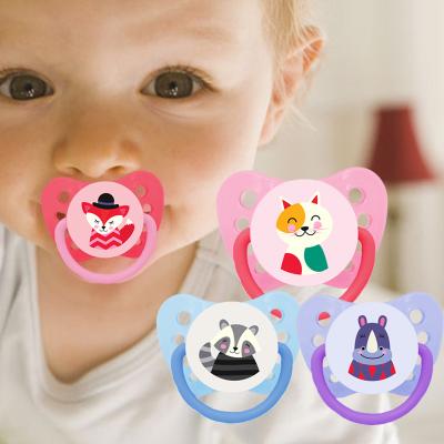 China BPA free baby soother pacifier and infant orthodontic dummy pacifier Tritan silicone teat soothiee pacifier protectors for baby for sale