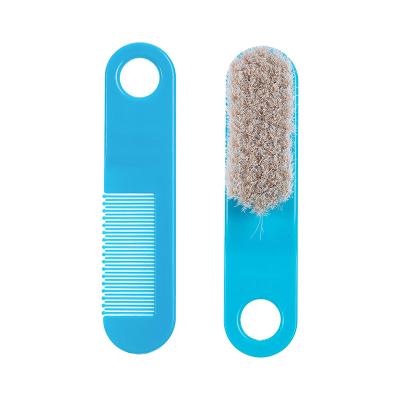 China 100% Eco-Friendly Products Baby Care Soft Nylon Bristle Mini Baby Hair Brush And Comb for sale