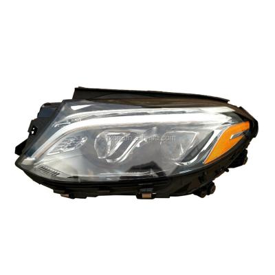 China Aluminum & GLE W166 US version of headlight plastic headlight left 166 820 1159 166 820 1259 half right and full set A218 900 0406 for sale