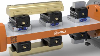 China Schwarzer 5-Achsen-CNC-Schraubstock Schnellwechsel-3-Achsen-Schraubstock Stahlmaterial zu verkaufen