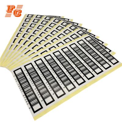 China Clear Printing / Environmental Protection / Non Fade Custom Printed Paper Labels a4 Paper Barcode Self Adhesive Sticker for sale