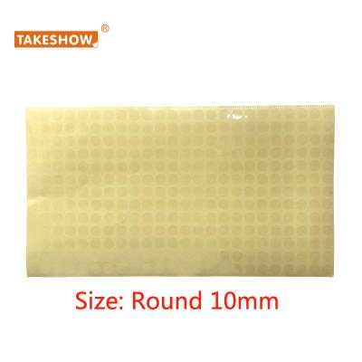 China Wholesale environmental protection various specifications clear round transparent label sealing stickers for label 10mm1cm for sale