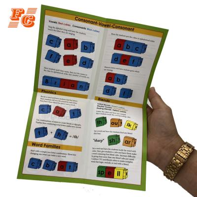 China Product Flyers Recyclable Custom Printing Brochure Instruction Manual for sale