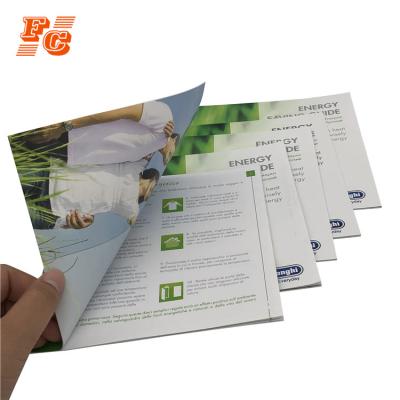 China Recyclable Hot Selling Custom Printing Product Brochure Flyer Instructions Manual for sale