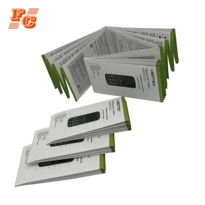 China Mini Flyer Booklets Instruction Recyclable Recyclable Paper Manual for sale