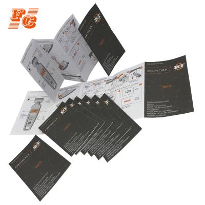 China Recyclable Printing Custom Fold Catalog Guide Instruction Manual for sale