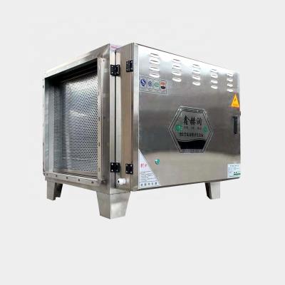 China Restaurant Electrostatic Dust Collector Exhaust Disposal Unit For Kitchen Exhaust for sale