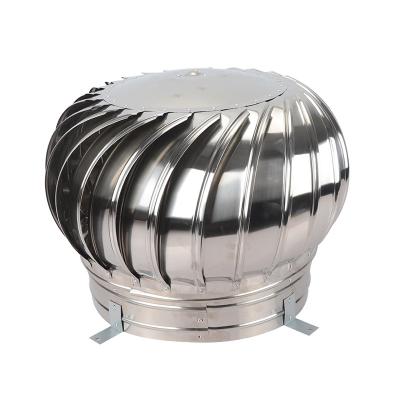 China Hotel Stainless Steel Roof Turbine Fan Floor Roof Exhaust Fan Unpowered Warehouse for sale