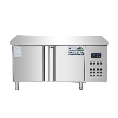 China Commercial Counter Workbench Restaurant Single-temperature Freezer Kitchen Horizontal Cool-keeping Refrigerator for sale