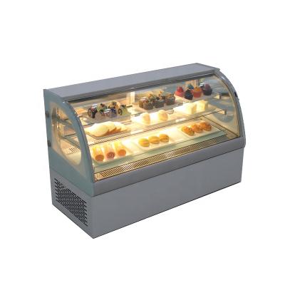 China Single-temperature Yowon table top air cooled cake display rack food display cabinet fresh fruit desktop refrigerated display for sale