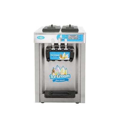 China Snack Factory Yowon Stainless Steel Ice Cream Machine With China Factory Price High Quality Soft Serve Stainless Steel Ice Cream Cone Machine for sale